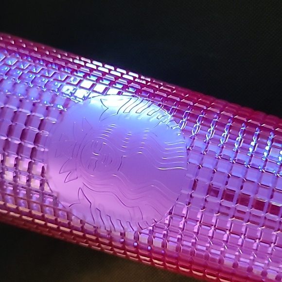 Starbucks Summer Iridescent Deep Magenta Grid Venti Tumbler 2024 Edition - Picture 4 of 10